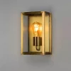 Brass Plated Outdoor Wall Light