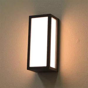 Graphite Box Outdoor Wall Light