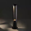 LED Round Garden Bollard Light in Black