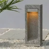 Natural Granite Outdoor Bollard Light