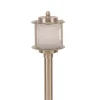 Nickel Mat Outdoor Bollard Light