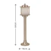 Nickel Mat Outdoor Bollard Light