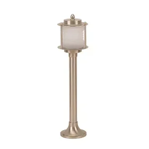 Nickel Mat Outdoor Bollard Light