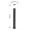 Outdoor Bollard Light in Black