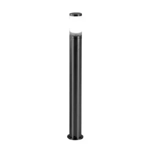 Outdoor Bollard Light in Black