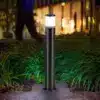 Outdoor Bollard Light in Black