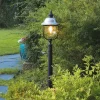 Stainless Steel Pathway Lamp Post Black