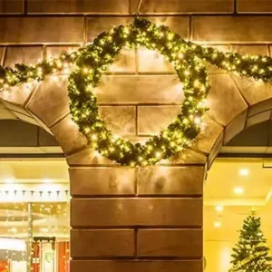 Christmas Wreath Outdoor 1m