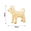 Husky Dog Outdoor Christmas Decoration Dimensions