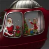 Santa Helicopter Christmas Table Top Decoration