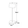 Battery Operated USB Outdoor Table Lamp