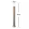 Nickel Plated Brass Bollard Light 45CM