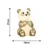 Acrylic Panda Bear For Outdoor Christmas Decoration