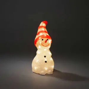 Acrylic Snowman For Outdoor Christmas Decoration