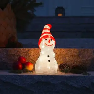 Acrylic Snowman For Outdoor Christmas Decoration