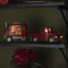 Red Pick Up Truck Christmas Table Top Decoration