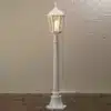 White Outdoor Lamp Post Light