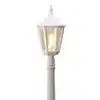 White Outdoor Lamp Post Light