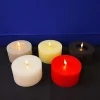 Battery Operated Grey Deluxe LED Pillar Candle