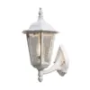 Matt White Upward Outdoor Wall Light