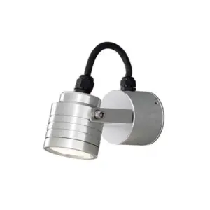 Silver Outdoor Wall Light