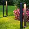 9W Black Outdoor Bollard Path Light