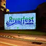 Riverfest Limerick Advertisement Projector Light Projection