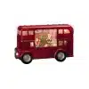 Battery Operated Santa Red Bus Water Lantern Christmas Table Top Decoration