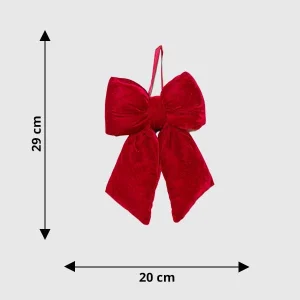 Red Velvet Christmas Bow 29CM