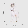 White Standing Deer Christmas Decoration Feature