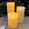 Battery Operated Ivory Christmas Candles