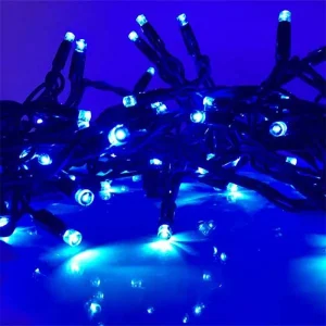 Connectable Outdoor Christmas Lights Blue