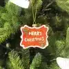 Merry Christmas Sign Christmas Tree Decoration