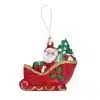 Santa in Sleigh Christmas Tree Decoration