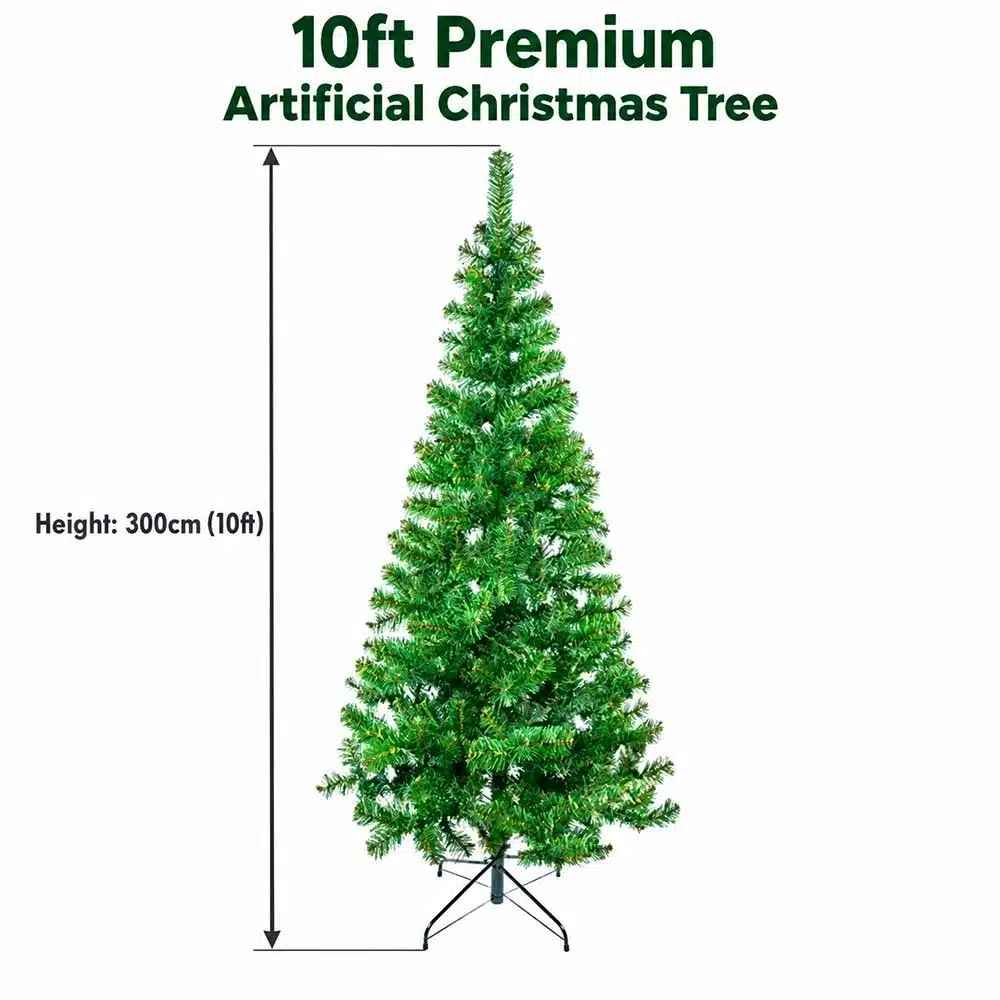 10ft-premium-artificial-Christmas-tree-dimensions 10ft premium unlit artificial Christmas tree dimensions