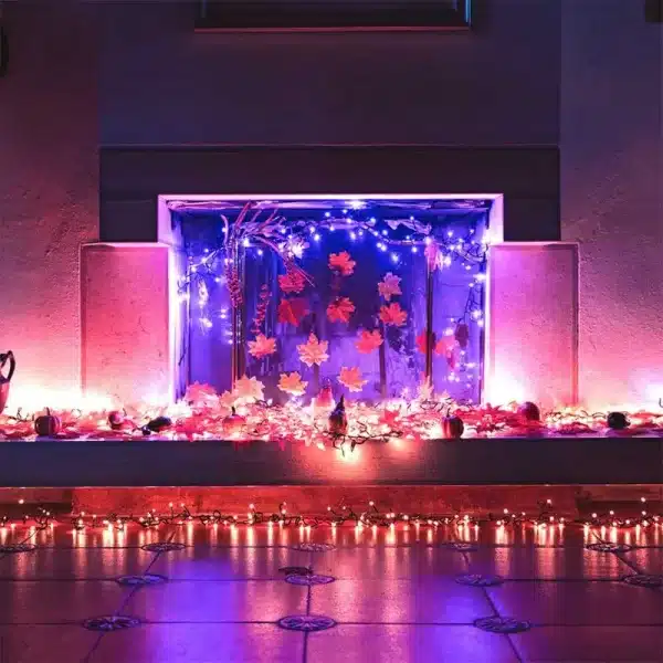 400 LED Twinkly multicolour cluster Christmas lights gallery image