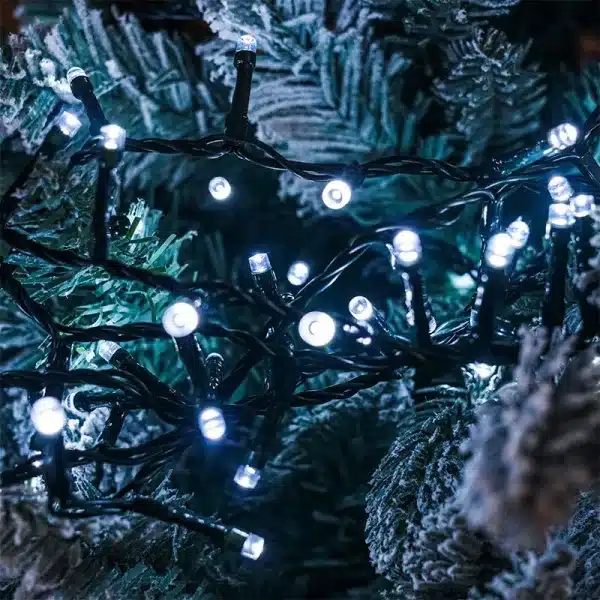 600 ice white multi function Christmas lights tree display