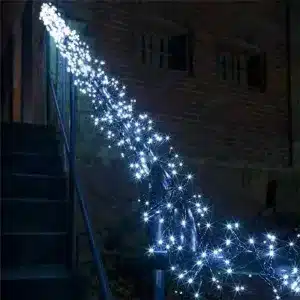 800 LED ice white cluster Christmas lights product image