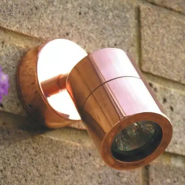 Adjustable Natural Copper Outdoor Wall Light Product Image
