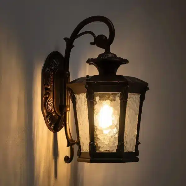 Antique outdoor wall lantern product image