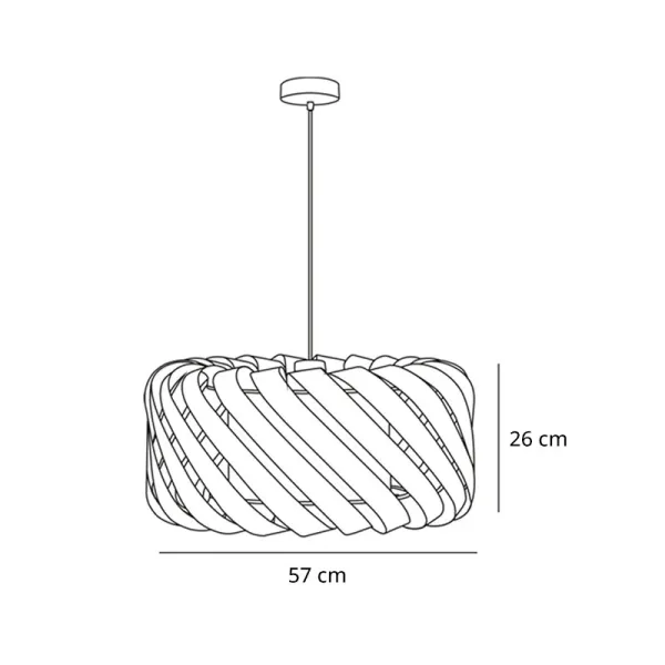 Dimensions of navy velvet shade pendant light