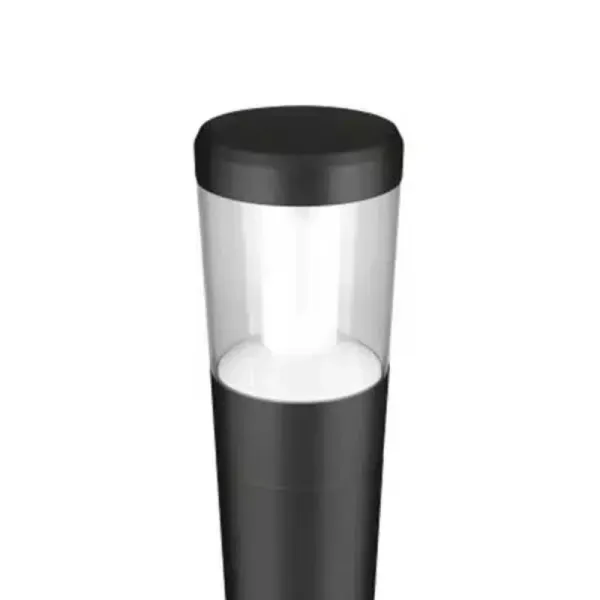 Grey Lantern 50cm Bollard Light