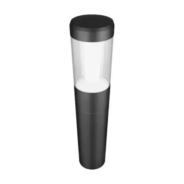Grey Lantern 50cm Bollard Light