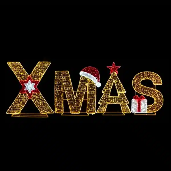 Large LED 2D XMAS decoration feature product view