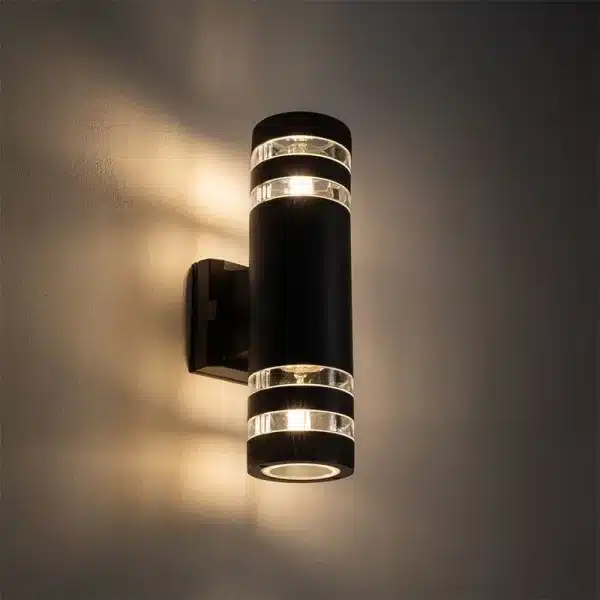 Modern black outdoor wall light product image