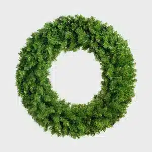 Outdoor plain Christmas wreath 100cm diameter with 408 tips