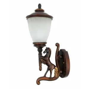 Right Horse Garden Wall Light