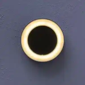 Round Surface Outdoor Wall Light Warm White