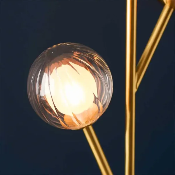 Satin Brass Plated Floor Lamp