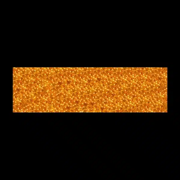 Giant gold ribbon section 2D Christmas decoration for outdoor use